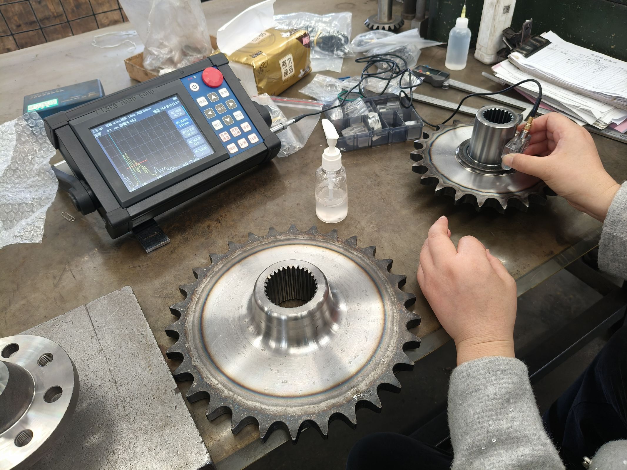 齒輪硬化層深度測量